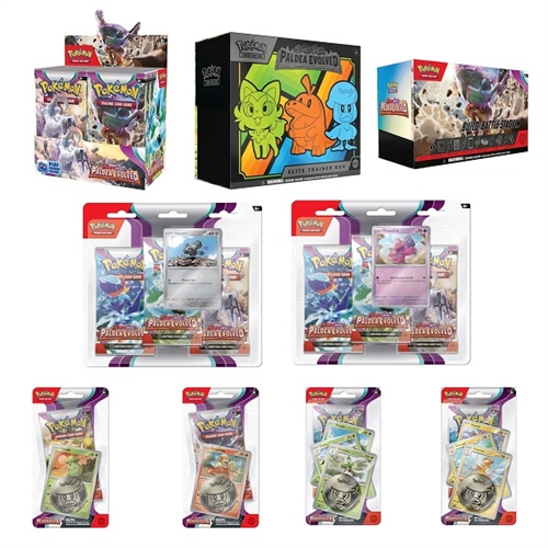Pokemon kort - Paldea Evolved - Mega Bundle